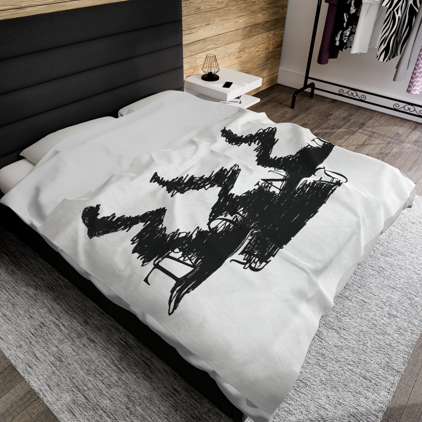 “Tornado Quartier” Plush Blanket