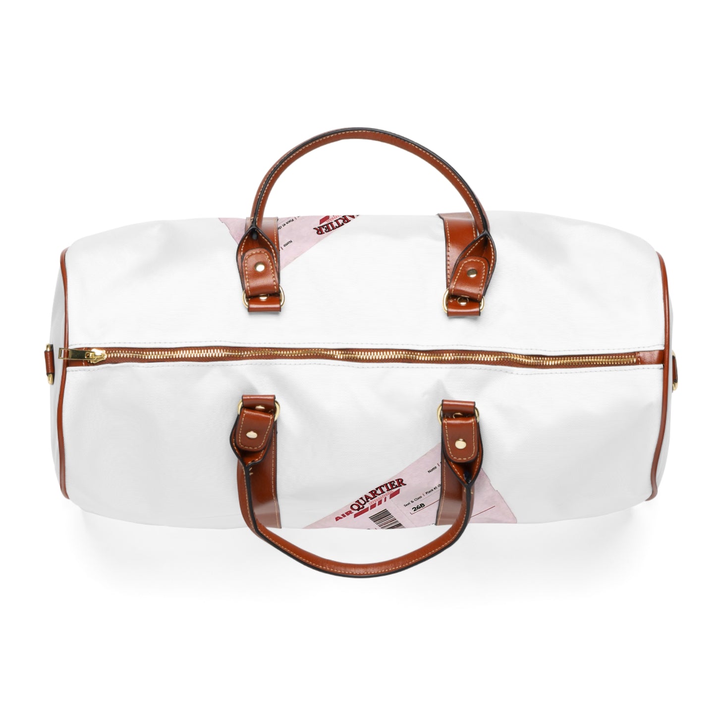 AIR DISTRICT “INTL PASS” leather duffle 1