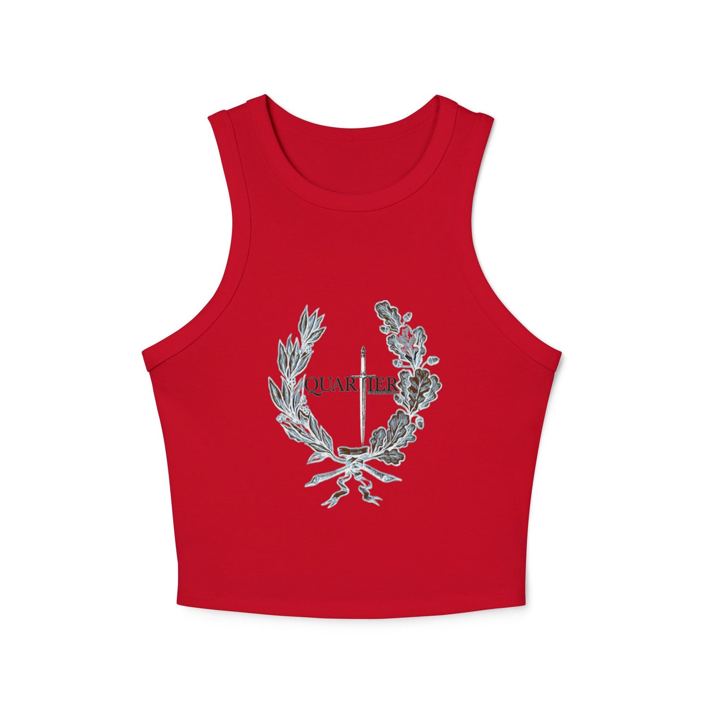 Womens' EMBLEM racer tank