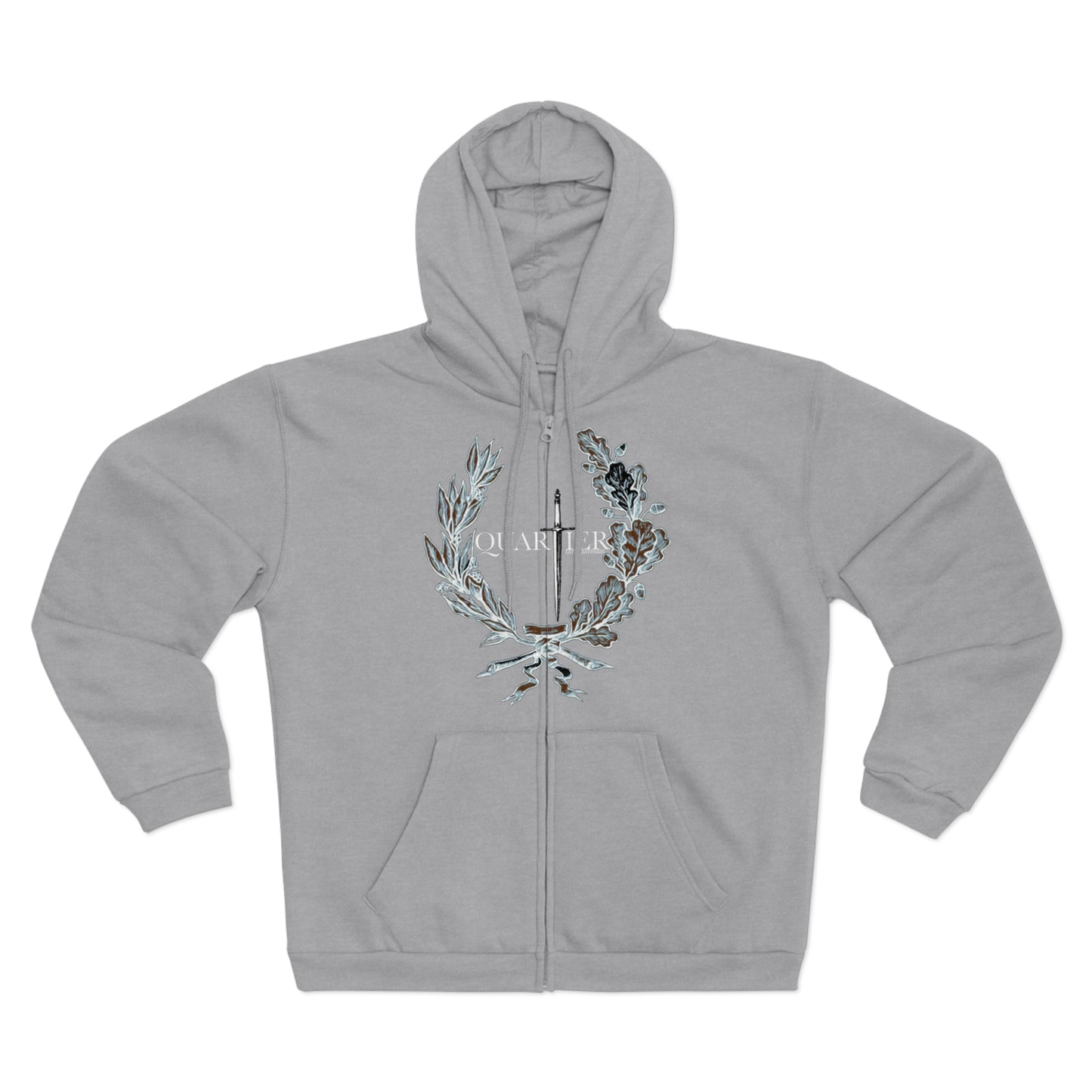“Quartier Logo” ultra soft zip up