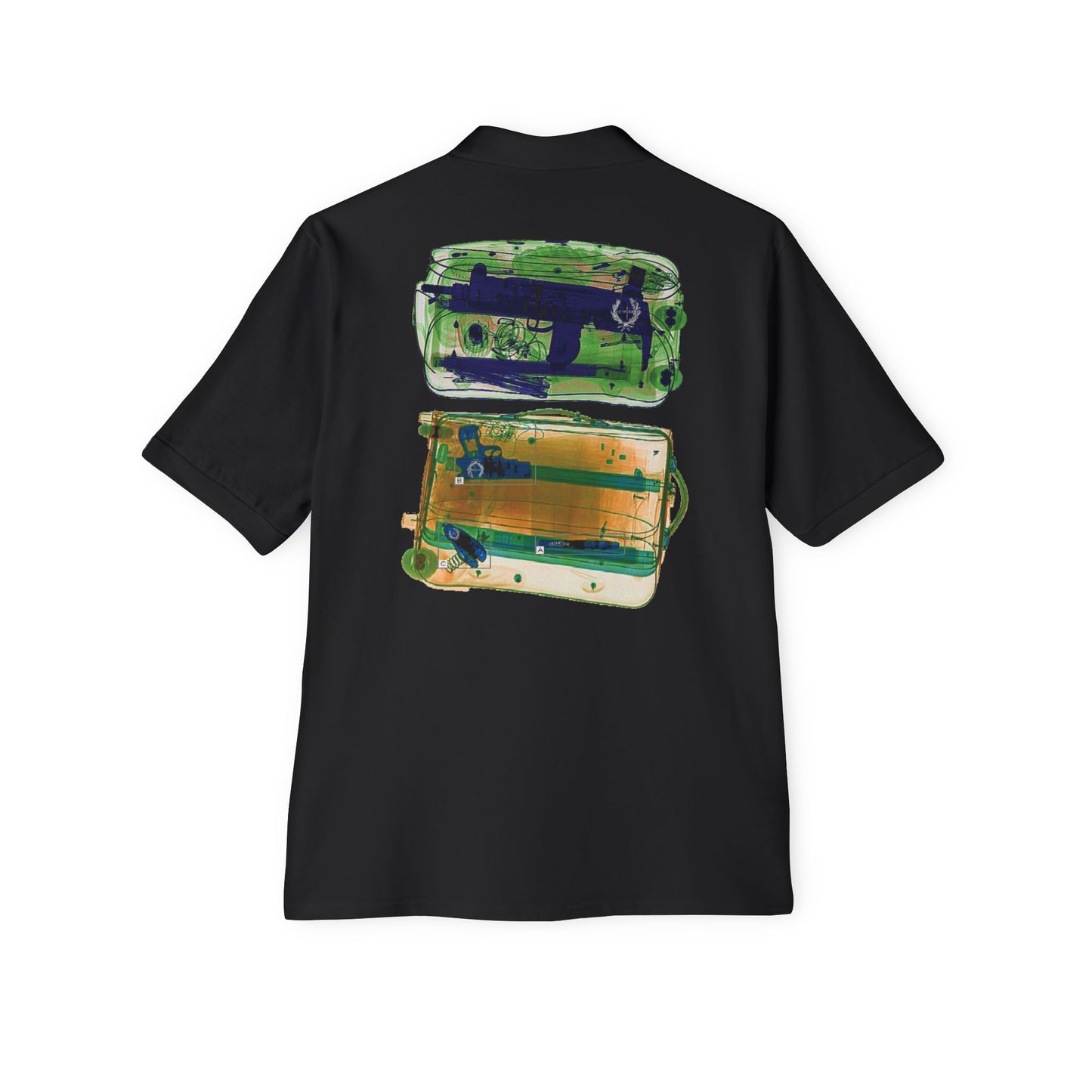 Quartier International X‑Ray Travel Graphic — Men’s Polo