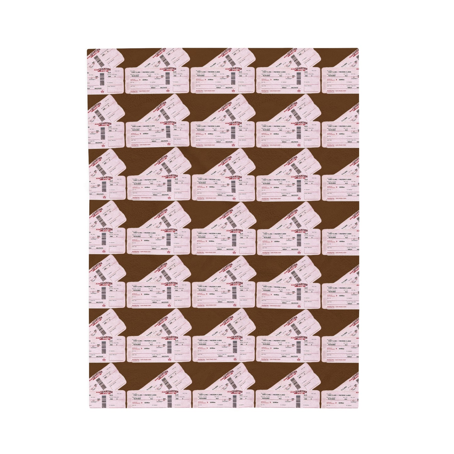 The INTERNATIONAL STAY Velveteen Plush Blanket