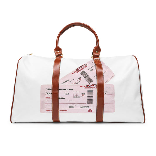 AIR DISTRICT “INTL PASS” leather duffle 1