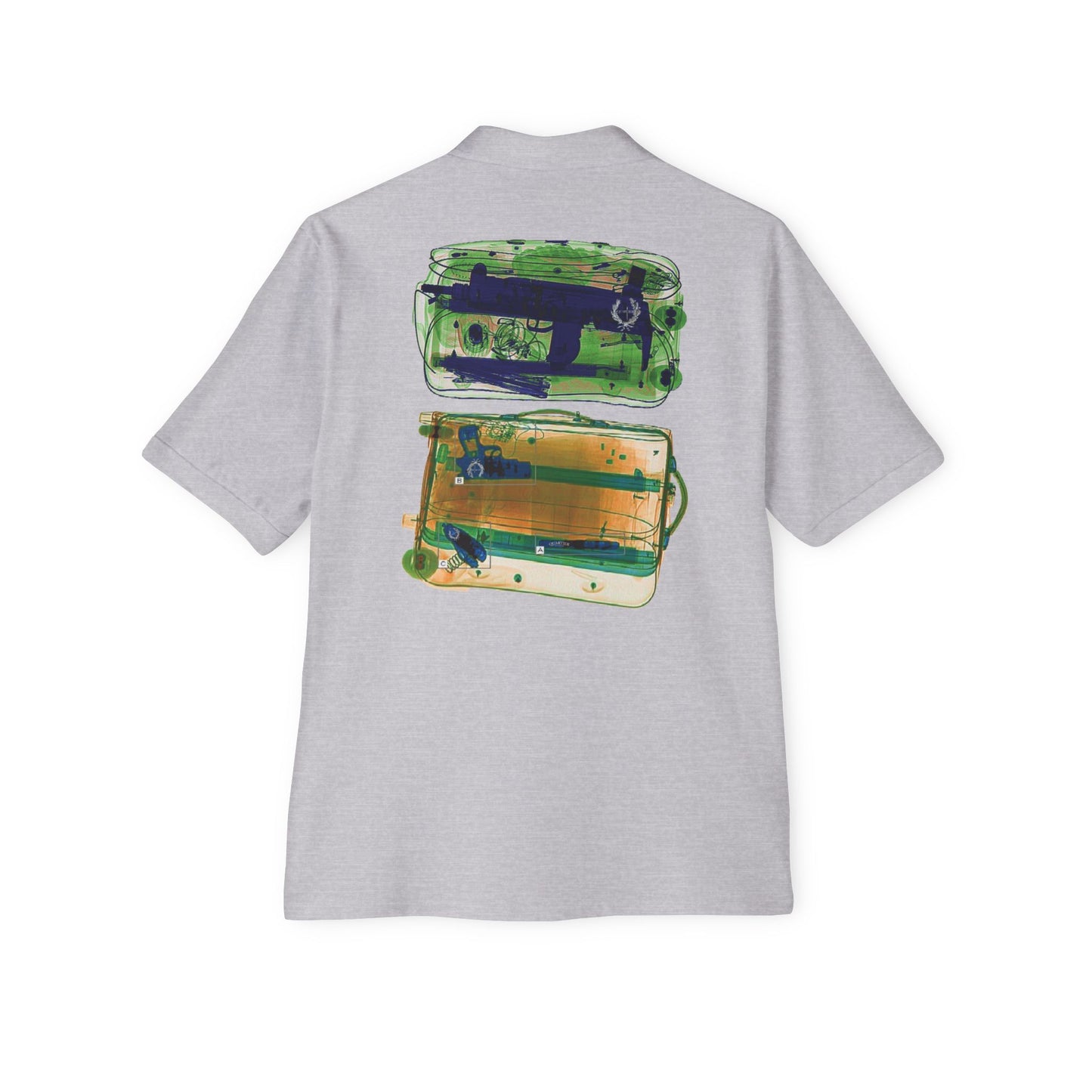 Quartier International X‑Ray Travel Graphic — Men’s Polo
