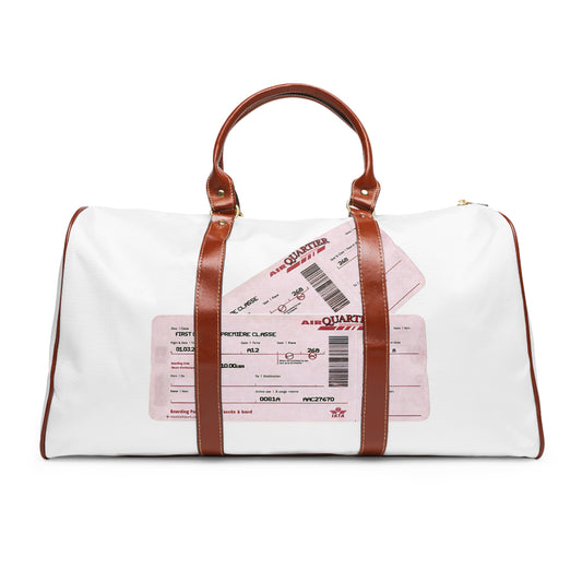 AIR DISTRICT “INTL PASS” leather duffle 1