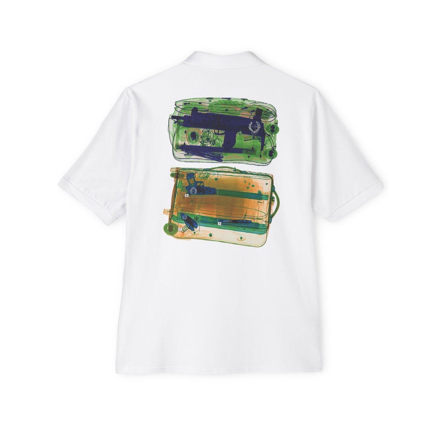 Quartier International X‑Ray Travel Graphic — Men’s Polo