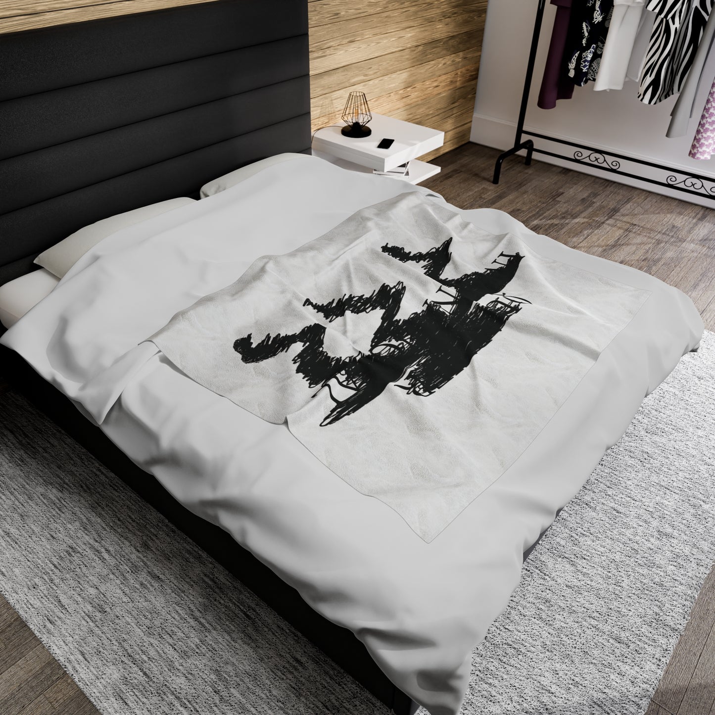 “Tornado Quartier” Plush Blanket