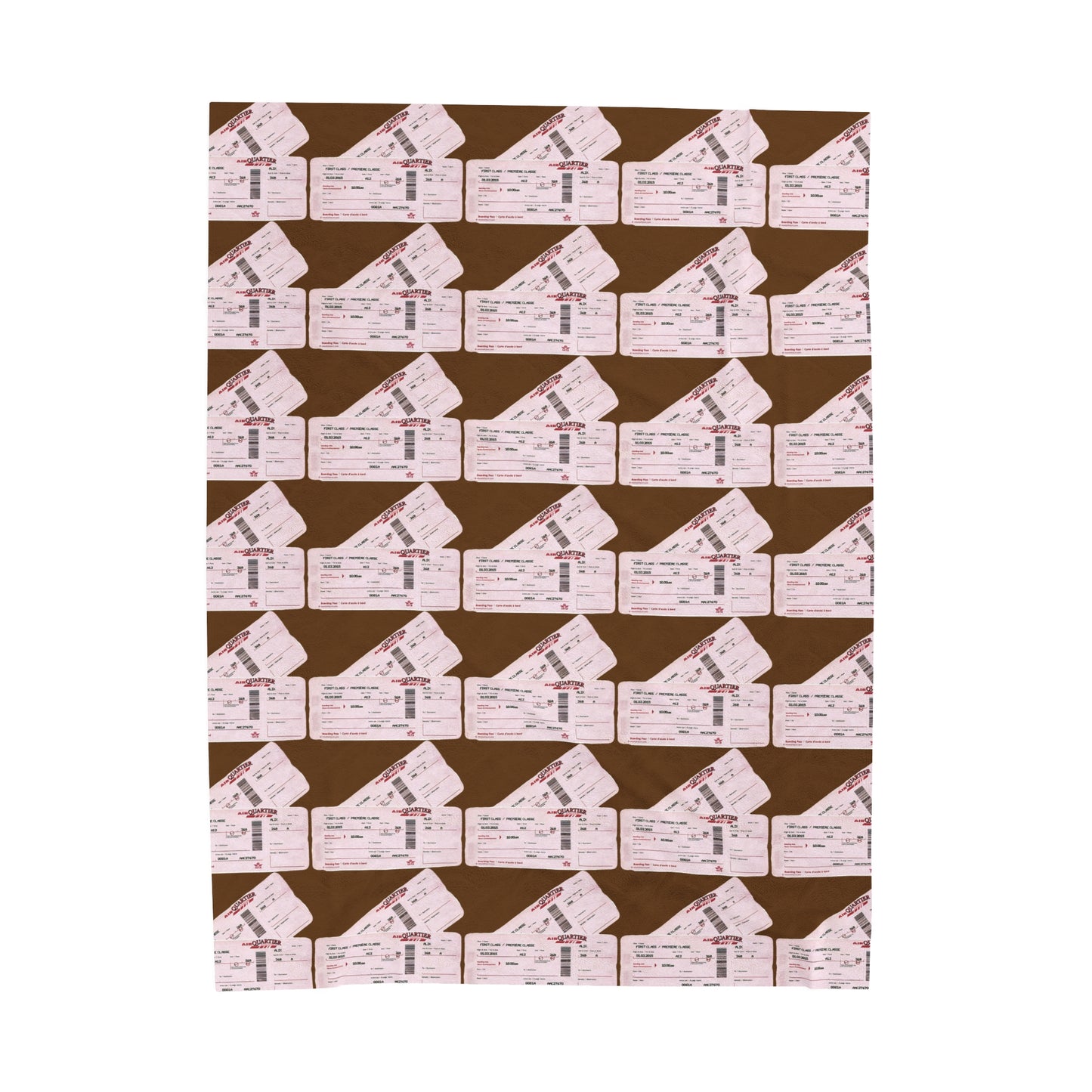 The INTERNATIONAL STAY Velveteen Plush Blanket