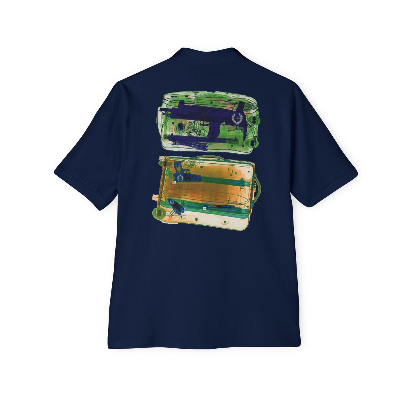 Quartier International X‑Ray Travel Graphic — Men’s Polo