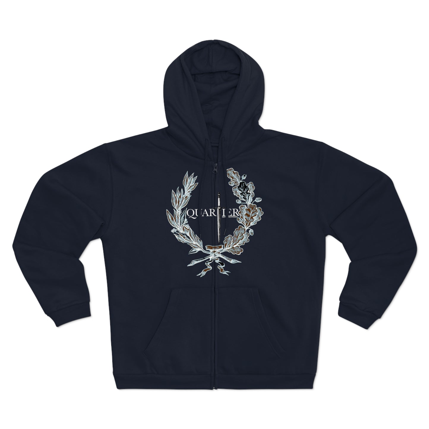 “Quartier Logo” ultra soft zip up