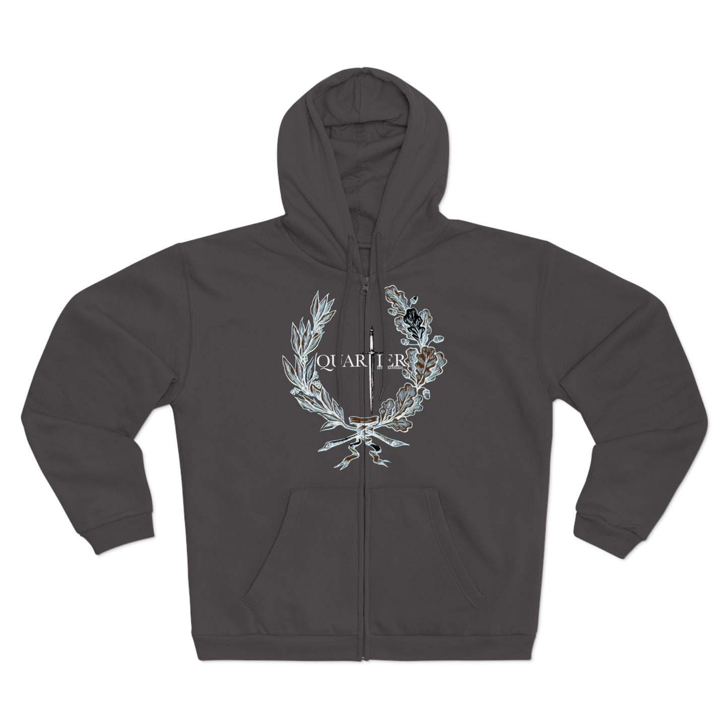 “Quartier Logo” ultra soft zip up