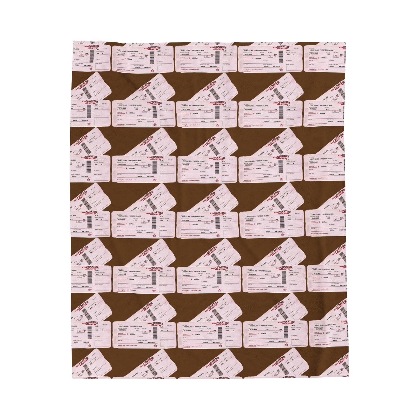 The INTERNATIONAL STAY Velveteen Plush Blanket